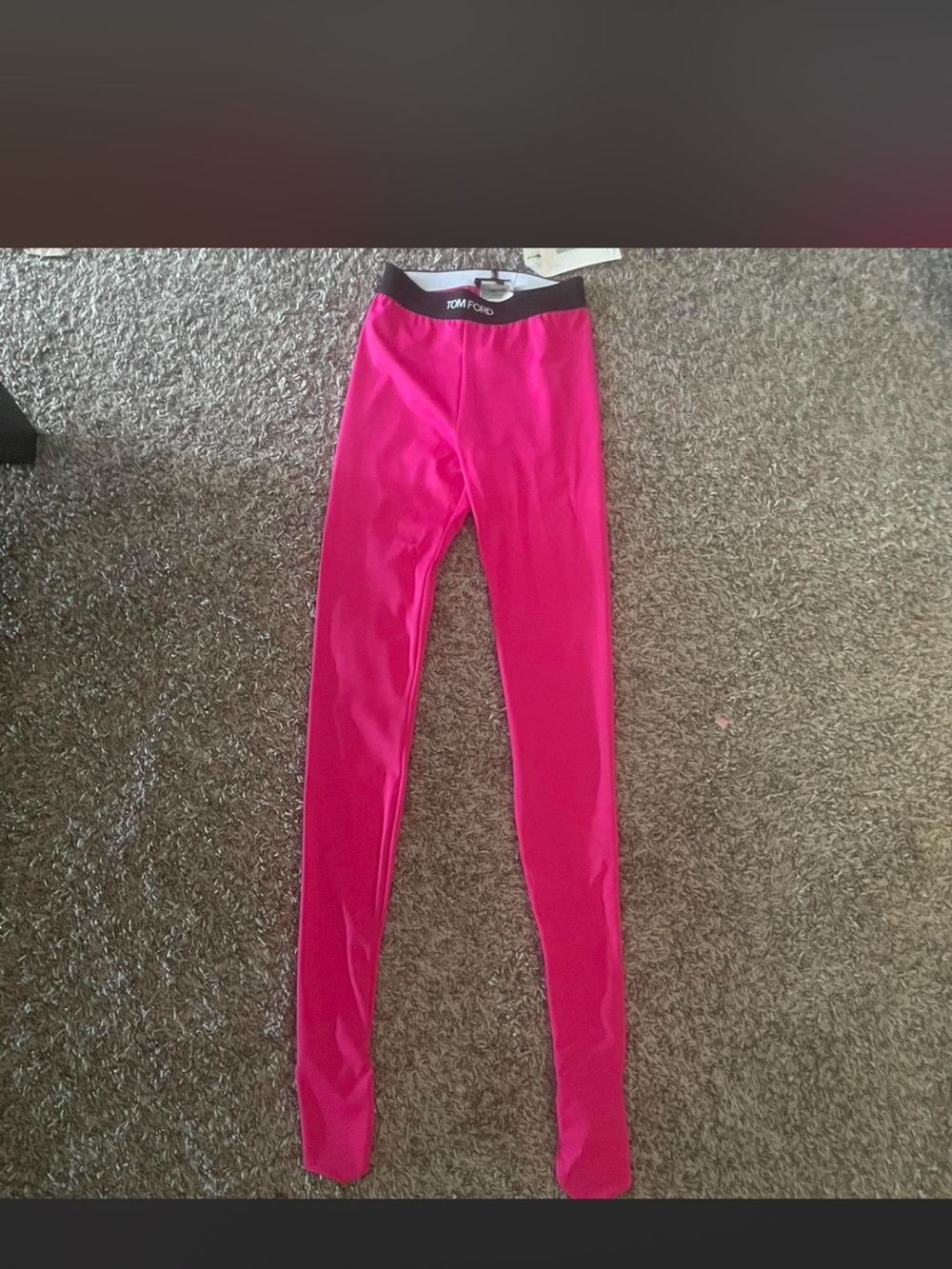 Tom Ford Bright Pink Stretch Leggings